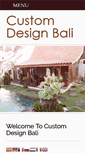 Mobile Screenshot of customdesignbali.com